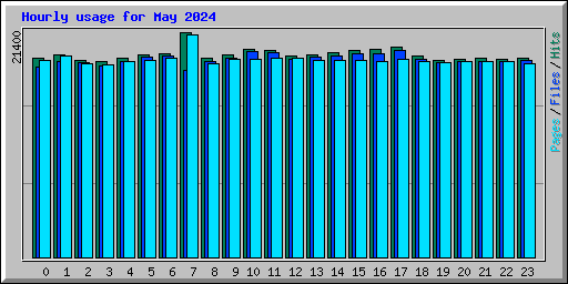 Hourly usage for May 2024